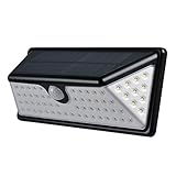 Solar Lights 73 LED | Outdoor Motion Sensor Solar Wide Angle Design with 10 LEDs Both Sides by VARANDA (Set of 1)