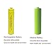 GEILIENERGY Solar Light Batteries AAA NiCd AAA 1.2V 600mAh Triple A Rechargeable Batteries for Solar Lamp Garden Lights (Pack of 4)