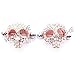 WOWOHE Nipple Rings for Women Stainless Steel Nipple Piercings 3D Skull Nipple Jewelry a Pair