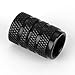 eBoot Tire Valve Stem Caps Wheel Air Valve Covers Dustproof Car Caps, Black, 4 Pieces