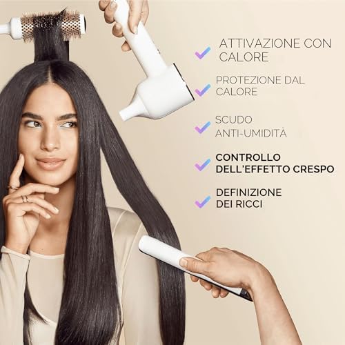 Pro-V Hydra Rivitalizza Heat & Glow Crema Non Risciacquata 135 ml. Protegge da umidità, crespo e calore. Formula Pro-V attivata dal calore. Morbidezza e lucentezza, senza appello