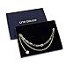 Une Douce Layered Choker Necklaces for Women, 14k Gold Plated Statement Necklaces, Delicate Link Chain Necklaces, Dainty Coin Pendant Choker Necklace Set, Trendy for Jewelry, Gift for Women and Girls