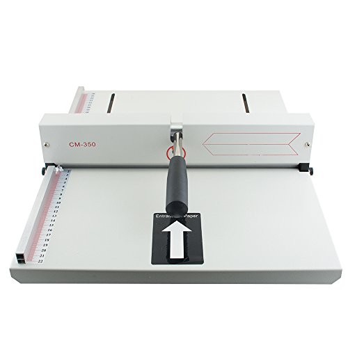 Genmine Creasing Machine Manual Paper Card Creaser Scorer 13.7" 350mm, A4 Card Covers, High Gloss Covers for Paper Card Book Scoring (US in Stock)