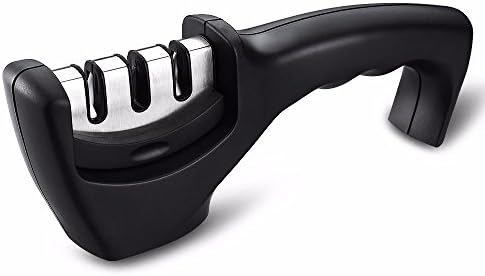 Knife Sharpener Sharpening Professional Stainless Steel Ceramic Stone Kitchen New