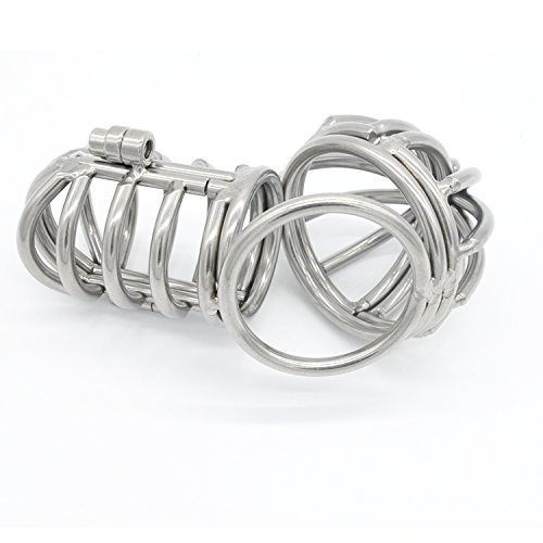ccTina Stainless steel male chastity belt cock cage chastity device penis lock cb metals penis cage sex toys adult product 1pcs
