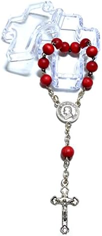 Polish Rose Scented Wooden Decade Rosary Prayer Beads