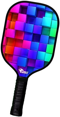 Pickleball Paddle Custom The Cube Design (Composite, Aluminum, Fiberglass, Tri-Poly Shell)
