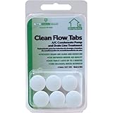 SimpleAir Clean Flow HVAC Drain Line Treatment Tabs, 6 Count.