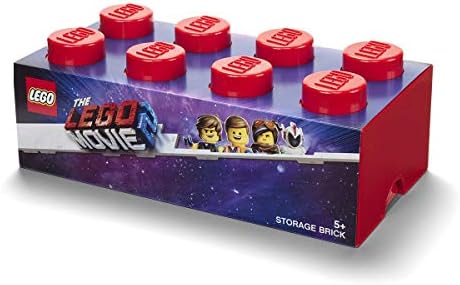lego brick 8 knobs stackable storage box