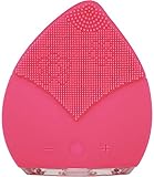 Sonic Facial Cleansing Brush, 3-in-1 Silicone Waterproof Ultrasonic Rechargeable Electric Massage Face Cleansing Brush