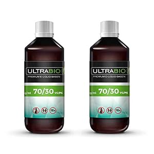 Ultrabio® Deutsche Liquid Basen 2000ml 70/30 (70% VG / 30% PG) e liquid Base ohne Nikotin