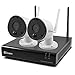 Swann 2 Camera 4 Channel 1080p Wi-Fi NVR Security System | 16GB SD Card, Heat & Motion Sensing + Night Vision & 2 Way Audio