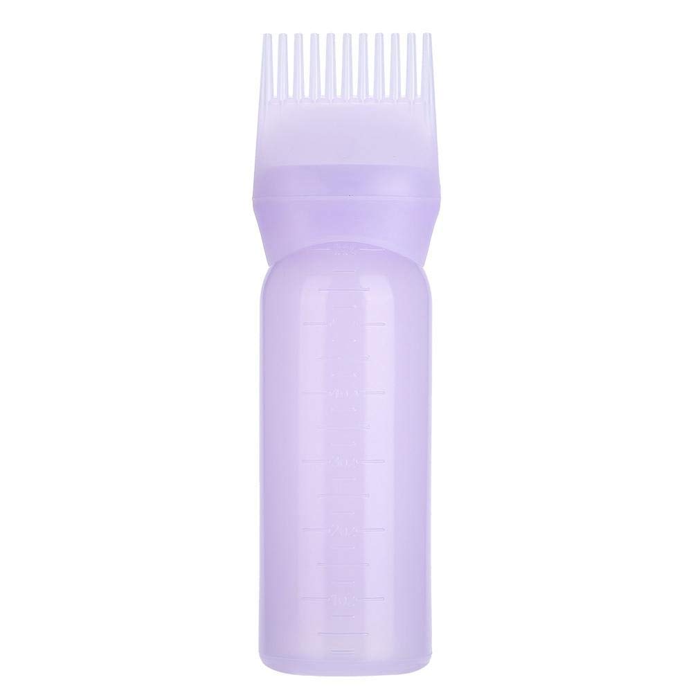 Hair Dye Brush Bottle, 3 Colors Lightweight Hair Dyeing Bottle Brush Shampoo Hair Color Oil Comb Applicator Tool(blue)
