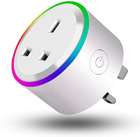 Jianghui Mini Smart Plug Outlet Compatible with Alexa Google Assistant IFTTT, No Hub Required, ETL and FCC Listed WiFi Enabled Remote Control Smart Socket