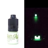 Gun sight paint- 5 ml - Gun Glow is the brightest glow in the dark phosphorescent gun sight paint - put Gun Glow on your gun sights