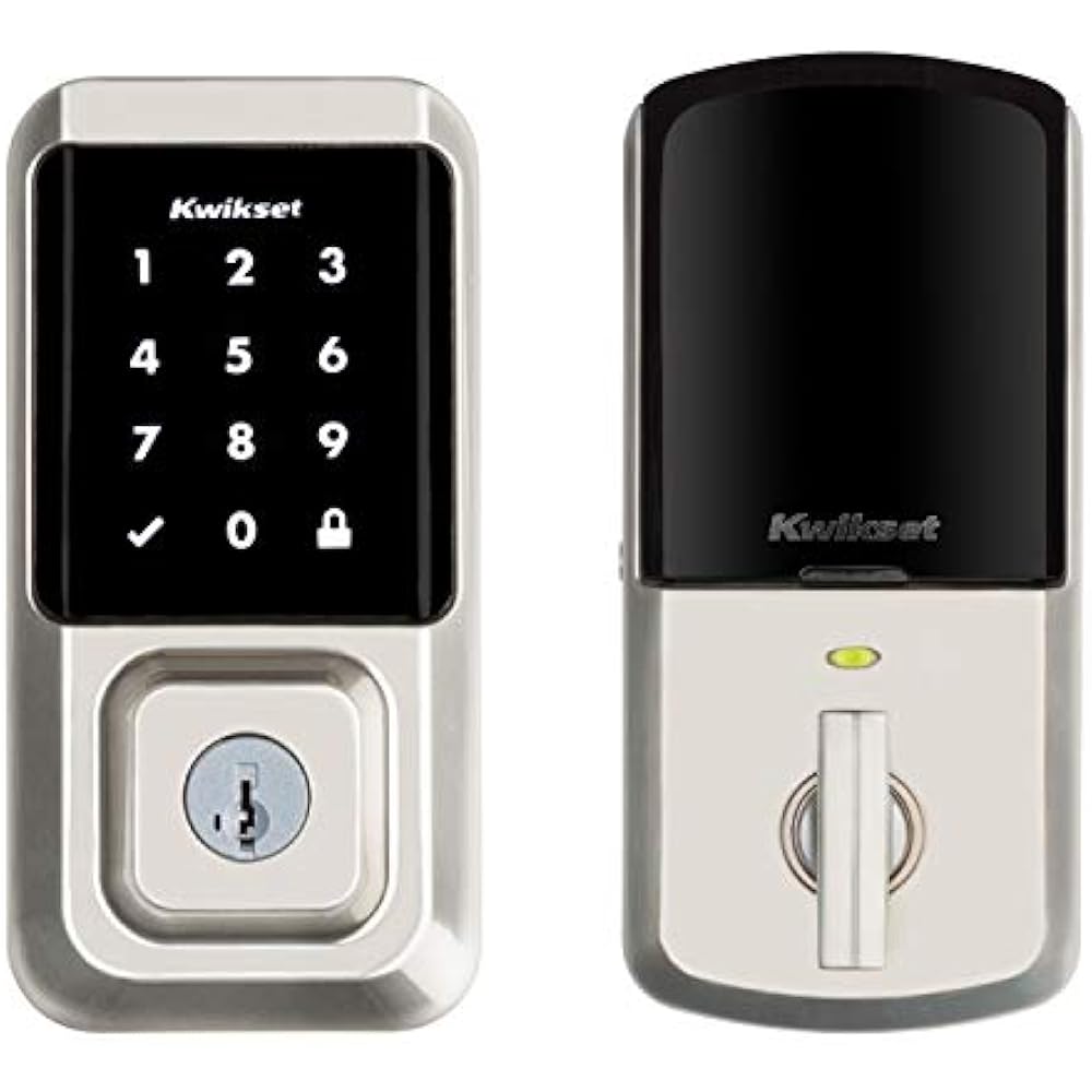 Kwikset 99390-001 Halo Wi-Fi Smart Lock Keyless Entry Electronic