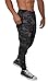 YoungLA French Terry Cotton Sweatpants Jogger Pants Camouflage Black Medium