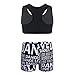 Agoky Kids Girls' Sports Bra Top and Booty Shorts Set Gymnastics Ballet Dance Sports Tracksuit or Swimwear Swimming Suit