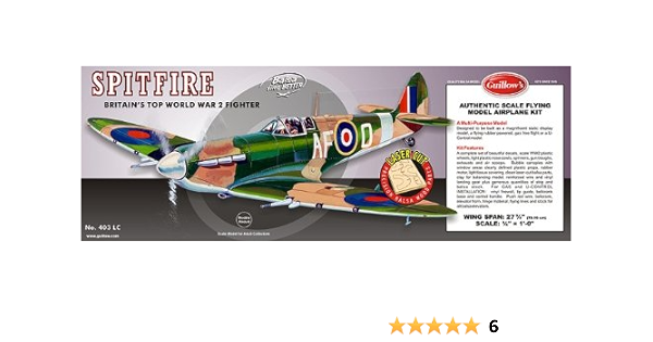 rc spitfire balsa kit