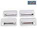 EAG 92-99 GMC Yukon/88-98 CK Pickup/88-98 Chevy C10 Pickup/92-95 S10/S10 Blazer/92-99 Chevy Suburban/95-99 Tahoe 4 Doors Triple Chrome Plated ABS Door Handle Cover With Passenger Side Keyhole