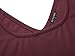 FENSACE Summer Beach Maroon Dresses For Women, Bordeaux, Large, Bordeaux, Large