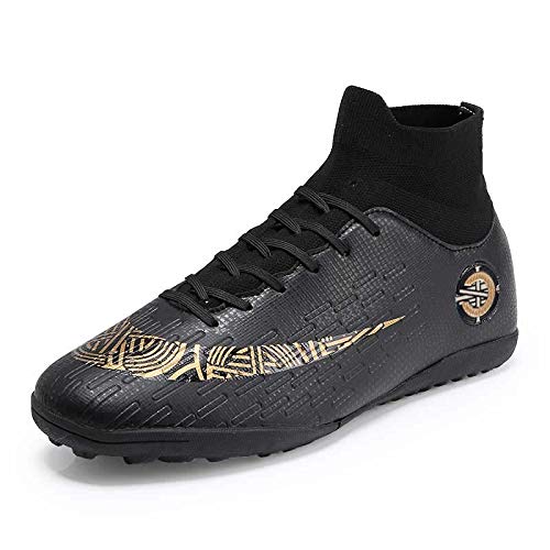 Buy Boy's Football Boots,Men Indoor Outdoor Professional High-Top Soccer Shoes,Competition 