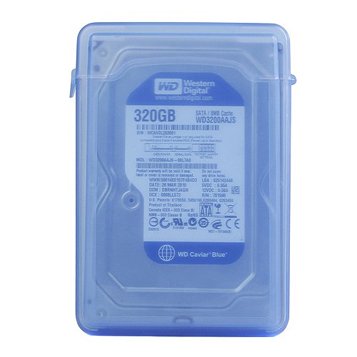 iKross 3 Colors Package - 3.5 Inch IDE/SATA HDD Storage Protection Boxes - Orange,Green and Blue
