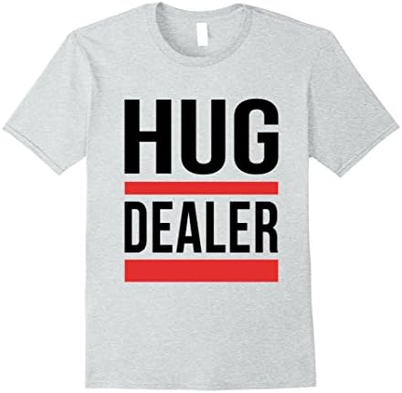Men's Hug Dealer T-Shirt Small Heather Grey