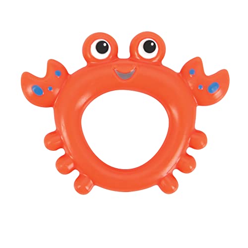 Nuby Starfish Ring Toss Bath Toy, Includes 3 Toss Rings (Crabfish