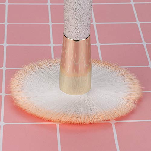 Lavany 12pcs Make up Brushes Set,Long Wooden Handle Makeup Brush Set tools Make-up Toiletry Kit Wool Make Up Brush Set Clearence (White)