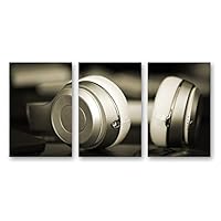 3 Piece Canvas Wall Art Microphone Canvas Prints Home Artwork Decoration for Living Room,Bedroom - 16
