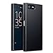 Xperia X Compact Cover, Terrapin Sony Xperia X Compact Case - TPU Gel - Slim Design - Durable Shock Absorbing - Back Protector - Solid Black Matte Finish