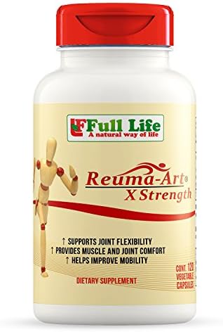 Full Life Reuma-Art X-Strength - Support Joint Mobility &amp; Flexibility - 120 Vegetable Capsules