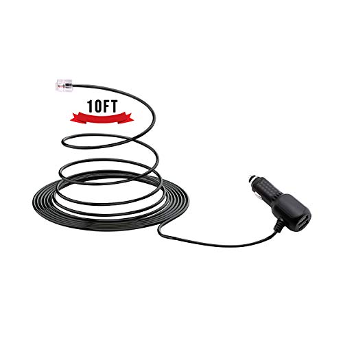 Radar Detector DC Cigarette Lighter Plug with 2 USB Charging Ports