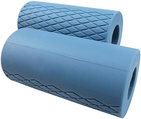 Fat Bar Grips for 2.0 Dumbbell and Barbell Textured Synthetic Silica Gel