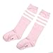 Natuworld Pack of 4 Children Girls Boys Toddlers Cotton Thicken Knee Long Soccer Socks Team Socks for 6-7 Years Old Kids(diffrent color)