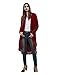 CA Mode Women's Velvet Lace Hem Cardigan Jacket Outwear Coat