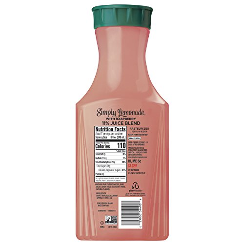 Simply Lemonade with Raspberry - 52 fl oz - Image 2