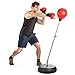 Tech Tools Punching Reflex Boxing Bag with Stand, Height Adjustable - Freestanding Punching Ball Speed Bag - Great for MMA Training, Stress Relief & Fitness