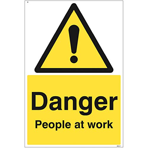 Danger people at work - A4 sav