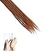 Dreadlock Extensions Syntheic Dreadlocks Handmade Fake Dread Extension for Women Men Reggae Hip-hop Twist Crochet Braiding Long Single Ends Braids Hairpiece 24 inch Black+ Brown 30 Strands