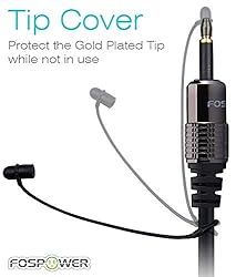 FosPower 24K Gold Plated Toslink to Mini Toslink