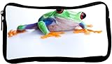 Rikki KnightTM Cheeky Macro Frog Neoprene Pencil Case
