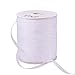 BENECREAT 500 Yards Sheer Ribbon 1/4 inch Sparkle Sheer White Organza Ribbon Craft Chiffon Trim for Wedding Party Favor, Mother's Day Gift Wrapping, Holiday Decoration