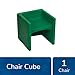 Children's Factory 3-in-1 Cube Chair for Kids, Flexible Seating Classroom Furniture, 1-Pack, Green