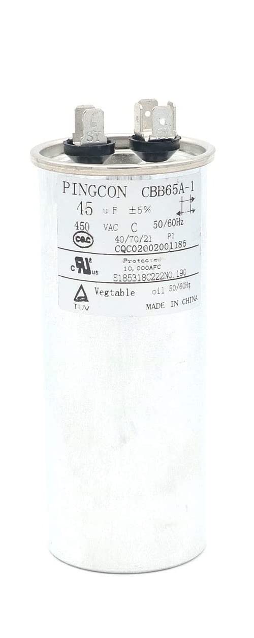 Fasizi 45uF CBB65 Capacitor Motor Running for Air Conditioner 450VAC SH 40/70/21 50/60Hz