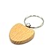 Kimter DIY Blank Wooden Key Chain Personalized EDC Wood Keychains Best Gift Mix 4 Shape Pack Of 10pcs