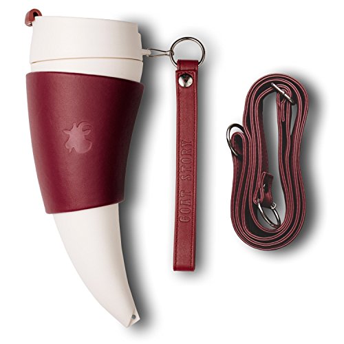 GOAT STORY 3830054686748 Real leather Mug, 16 oz