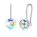CRYSLOVE Fantastic World Series Aurora Borealis Ball Crystal Earrings for Women 925 Sterling Silver Drop Dangle Rainbow Earrings,Elegant Jewelry Packaging
