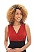 Janet Collection Human Hair Blend Brazilian Scent Lace Front Wig - AGNES (1 - Jet Black)